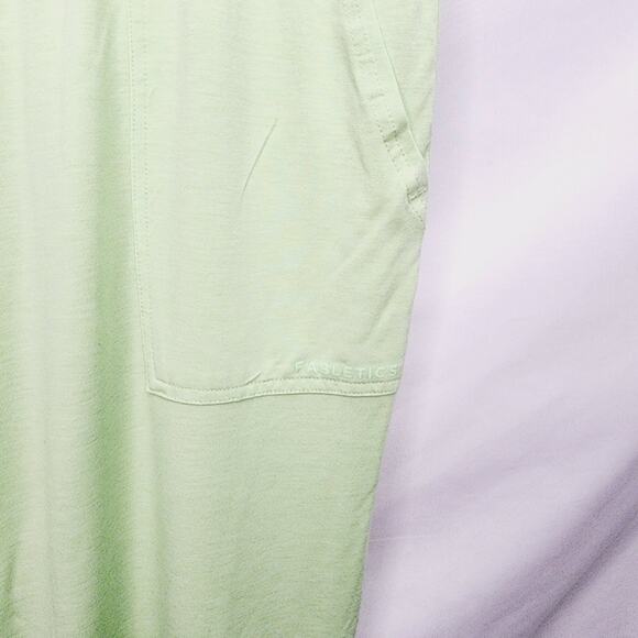 Fabletics Green Restore Knit Tapered  Elastic Waist Front Pockets Pants Medium - Picture 7 of 11